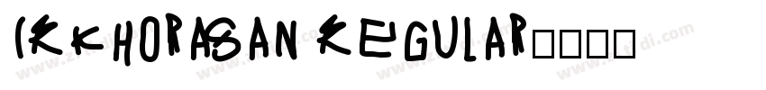 IRKhorasan Regular字体转换